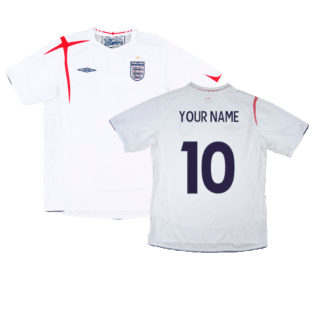England 2005-07 Home Shirt (M) (Excellent) (Your Name)
