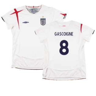 England 2005-07 Home Shirt (Womens 12) (Good) (GASCOIGNE 8)