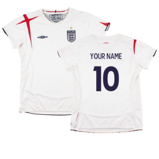 England 2005-07 Home Shirt (Womens 12) (Good) (Your Name)