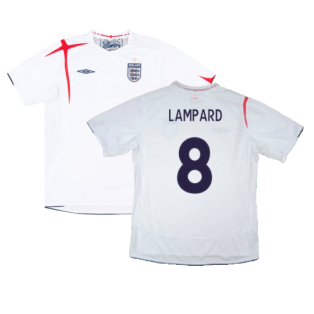 England 2005-07 Home Shirt (XL) (Very Good) (LAMPARD 8)