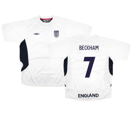 England 2005-07 Umbro Training Shirt (L) (Mint) (BECKHAM 7)