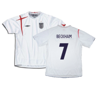 England 2005-2007 Football Shirt (YXL) (Fair) (BECKHAM 7)