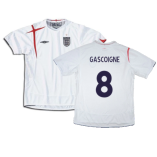 England 2005-2007 Football Shirt (YXL) (Fair) (GASCOIGNE 8)