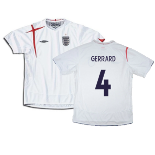 England 2005-2007 Football Shirt (YXL) (Fair) (GERRARD 4)