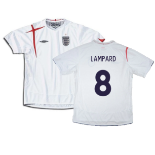 England 2005-2007 Football Shirt (YXL) (Fair) (LAMPARD 8)