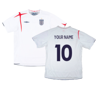 England 2005-2007 Home Shirt (M) (Excellent) (Your Name)