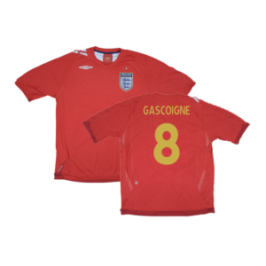 England 2006-08 Away Shirt (M) (Very Good) (GASCOIGNE 8)
