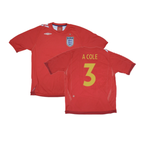 England 2006-08 Away Shirt (S) (Excellent) (A COLE 3)