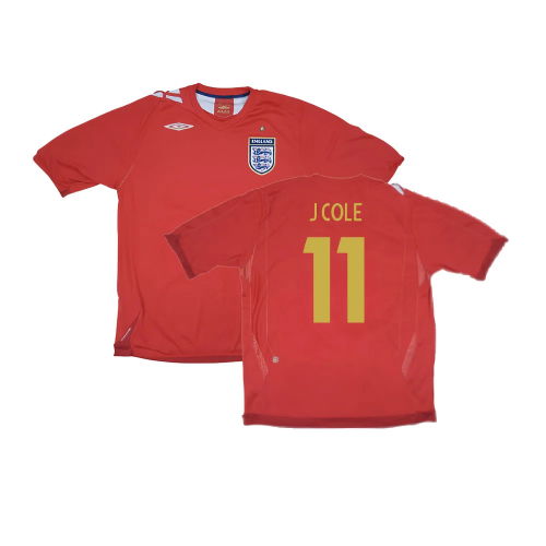 England 2006-08 Away Shirt (S) (Excellent) (J COLE 11)