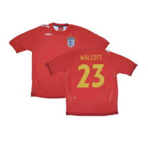 England 2006-08 Away Shirt (S) (Excellent) (WALCOTT 23)