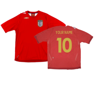 England 2006-08 Away Shirt (Very Good) (Your Name)