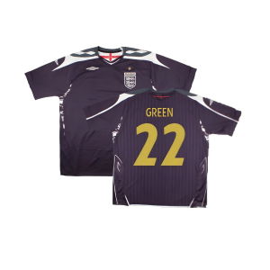 England 2007-08 GK Shirt ((Excellent) XXL) (Green 22)