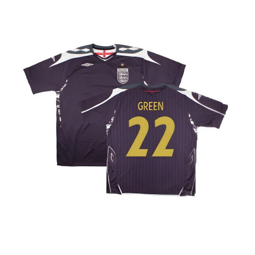 England 2007-08 GK Shirt ((Excellent) XXL) (Green 22)