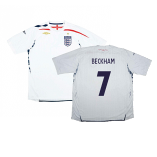England 2007-09 Home Shirt (XL Boys) (Excellent) (BECKHAM 7)