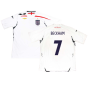 England 2007-09 Home Shirt (XL) (Good) (BECKHAM 7)