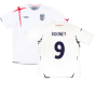 England 2007-09 Home Shirt (XLB) (Fair) (ROONEY 9)