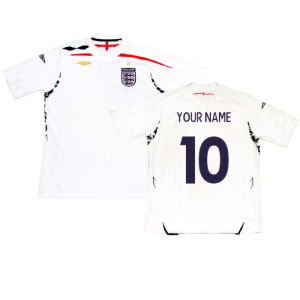 England 2007-09 Home Shirt (XXL) (Excellent)