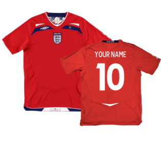 England 2008-10 Away Shirt (Excellent) (Your Name)