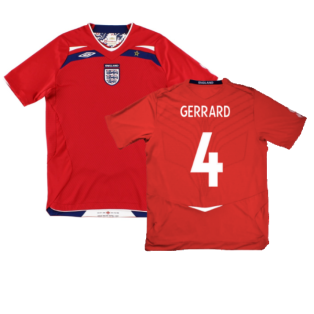 England 2008-10 Away Shirt (Fair) (GERRARD 4)