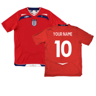 England 2008-10 Away Shirt (Fair) (Your Name)