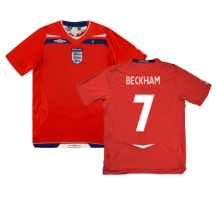 England 2008-10 Away Shirt ((Good) L) (BECKHAM 7)