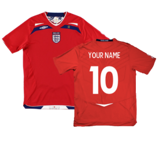 England 2008-10 Away Shirt (M) (Excellent) (Your Name)