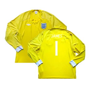 England 2010-11 Goalkeeper Away Shirt ((Good) XXL) (JAMES 1)