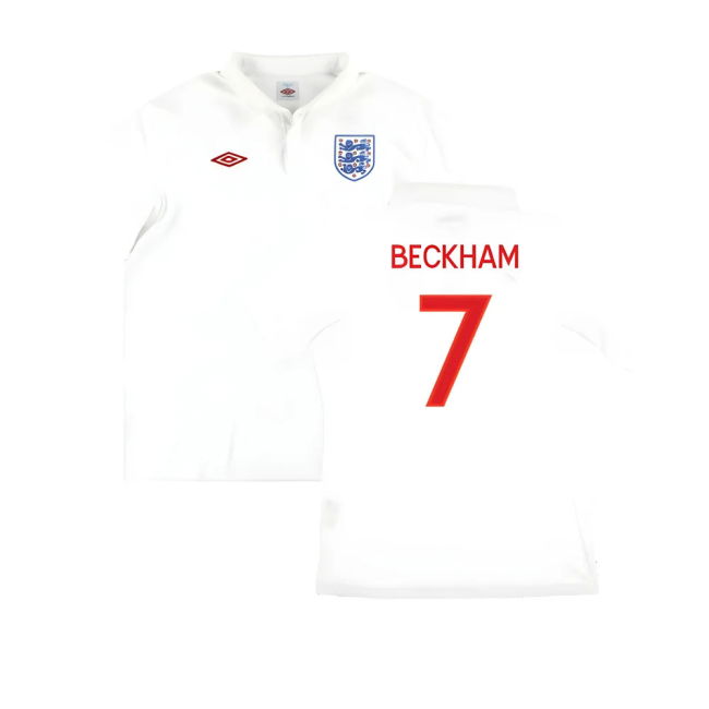 England 2010-12 Home Shirt ((Very Good) M) (BECKHAM 7)