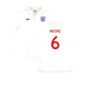 England 2010-12 Home Shirt ((Very Good) M) (Moore 6)