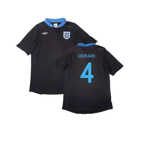 England 2011-12 Away Shirt ((Excellent) L) (GERRARD 4)
