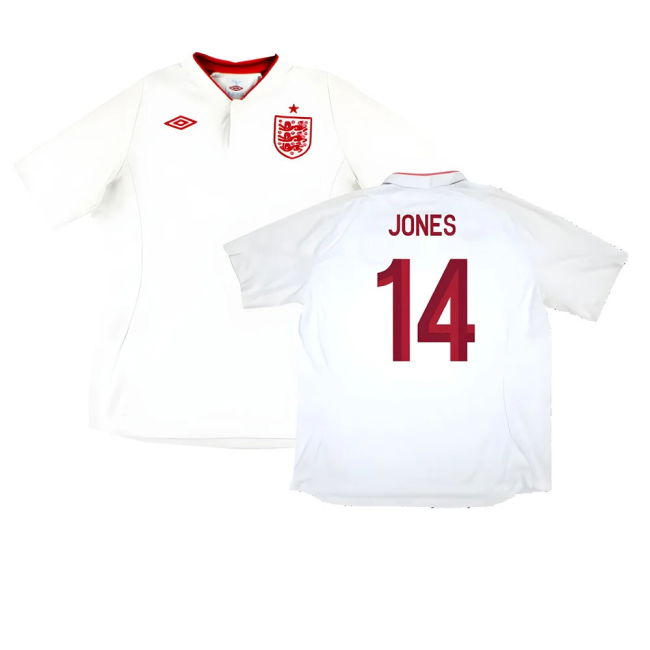 England 2012-13 Home (Mint) (Jones 14)