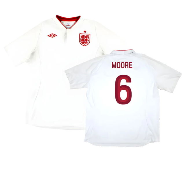 England 2012-13 Home (Mint) (Moore 6)
