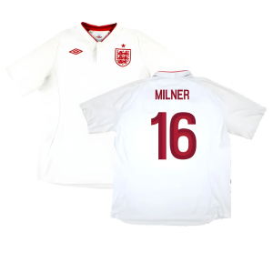England 2012-13 Home Shirt (Good) (Milner 16)