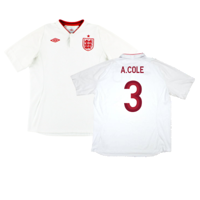 England 2012-13 Home (XXXL) (Very Good) (A.Cole 3)