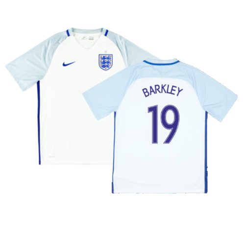 England 2016-17 Home Shirt ((Fair) XXL) (Barkley 19)