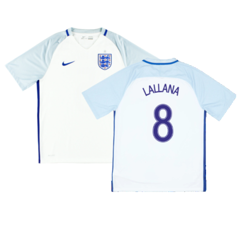 England 2016-17 Home Shirt ((Fair) XXL) (Lallana 8)