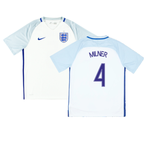 England 2016-17 Home Shirt ((Fair) XXL) (Milner 4)
