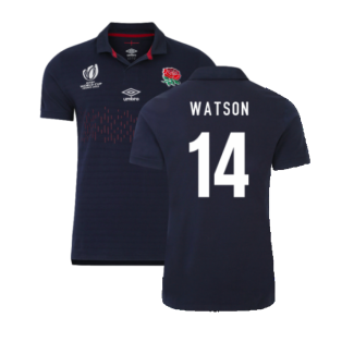 England Rugby 2023 RWC Alternate Classic Jersey - Kids (Watson 14)