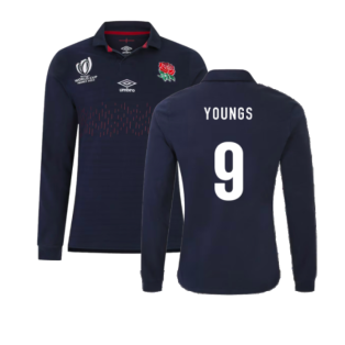 England RWC 2023 Alternate Rugby LS Classic Shirt (Youngs 9)