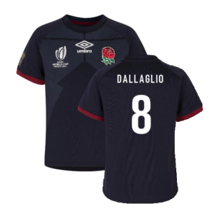 England RWC 2023 Alternate Rugby Replica Infant Shirt (Dallaglio 8)