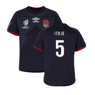 England RWC 2023 Alternate Rugby Replica Infant Shirt (Itoje 5)