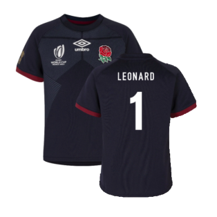 England RWC 2023 Alternate Rugby Replica Infant Shirt (Leonard 1)