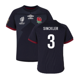 England RWC 2023 Alternate Rugby Replica Infant Shirt (Sinckler 3)