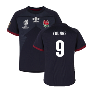 England RWC 2023 Alternate Rugby Replica Infant Shirt (Youngs 9)