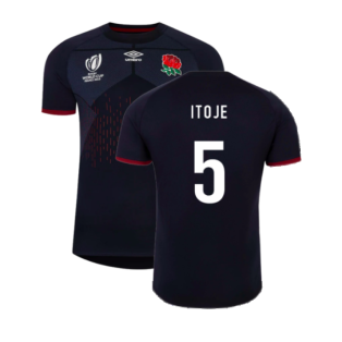 England RWC 2023 Alternate Rugby Shirt (Kids) (Itoje 5)