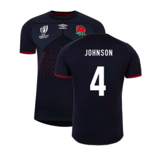 England RWC 2023 Alternate Rugby Shirt (Kids) (Johnson 4)