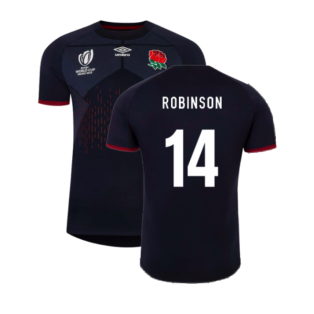 England RWC 2023 Alternate Rugby Shirt (Kids) (Robinson 14)
