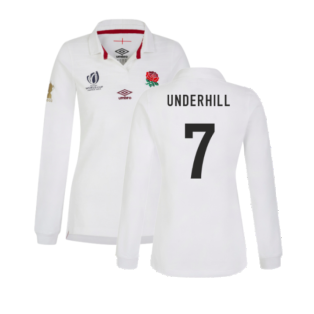 England RWC 2023 Home Classic LS Rugby Shirt (Ladies) (Underhill 7)
