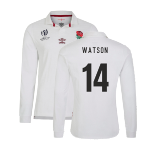 England RWC 2023 Home LS Classic Jersey (Kids) (Watson 14)
