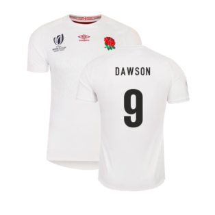 England RWC 2023 Home Pro Rugby Jersey (Dawson 9)